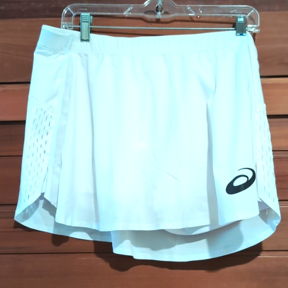 XL Asics white tennis skort